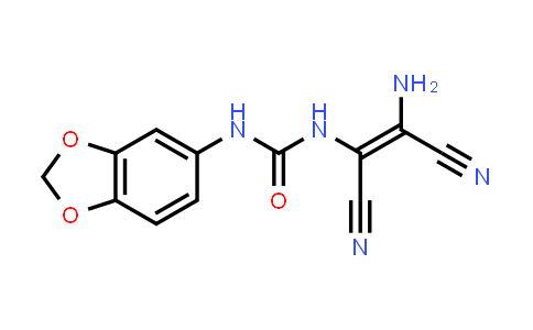 CAS No. 2097941-47-2, 3-[(1Z)-2-Amino-1,2-dicyanoeth-1-en-1-yl]-1-(2H-1,3-benzodioxol-5-yl)urea