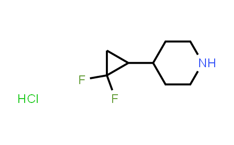 CAS No. 2097991-05-2, 4-(2,2-Difluorocyclopropyl)piperidine hydrochloride