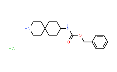CAS No. 2098015-27-9, Benzyl (3-azaspiro[5.5]undecan-9-yl)carbamate hydrochloride