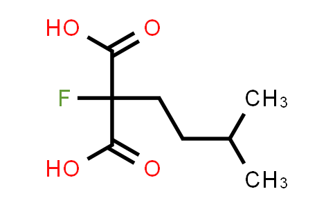 CAS No. 2098024-15-6, 2-Fluoro-2-(3-methylbutyl)propanedioic acid