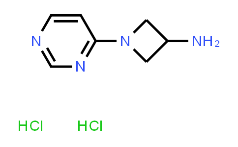 CAS No. 2098025-74-0, 1-(Pyrimidin-4-yl)azetidin-3-amine dihydrochloride