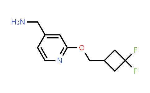 MC539577 | 2098043-37-7 | (2-((3,3-Difluorocyclobutyl)methoxy)pyridin-4-yl)methanamine