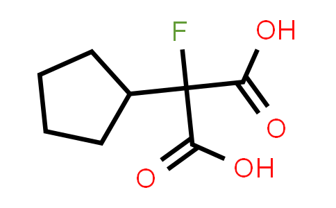 CAS No. 2098051-78-4, 2-Cyclopentyl-2-fluoropropanedioic acid