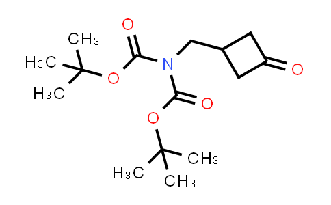 CAS No. 2098067-97-9, tert-Butyl N-[(tert-butoxy)carbonyl]-N-[(3-oxocyclobutyl)methyl]carbamate