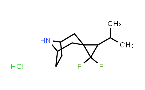 CAS No. 2098126-98-6, 2',2'-Difluoro-3'-(propan-2-yl)-8-azaspiro[bicyclo[3.2.1]octane-3,1'-cyclopropane] hydrochloride