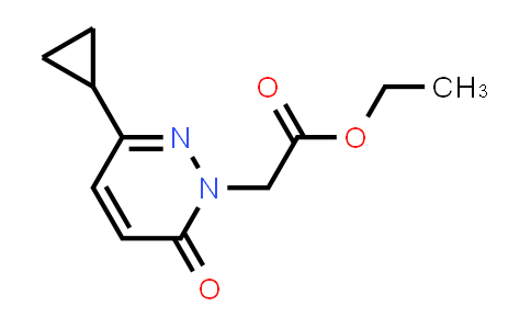 CAS No. 2098136-65-1, Ethyl 2-(3-cyclopropyl-6-oxopyridazin-1(6H)-yl)acetate