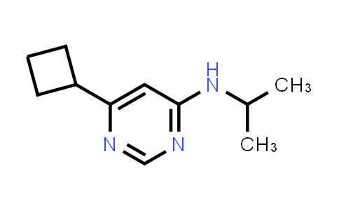 2098139-11-6 | 6-Cyclobutyl-N-(propan-2-yl)pyrimidin-4-amine