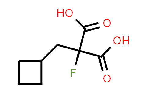 CAS No. 2098154-08-4, 2-(Cyclobutylmethyl)-2-fluoropropanedioic acid