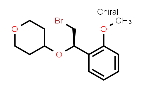 CAS No. 2098543-62-3, (R)-4-(2-bromo-1-(2-methoxyphenyl)ethoxy)tetrahydro-2H-pyran
