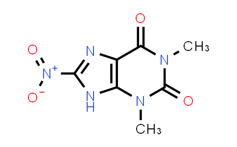 CAS No. 2099-73-2, 1,3-Dimethyl-8-nitro-1H-purine-2,6(3H,9H)-dione