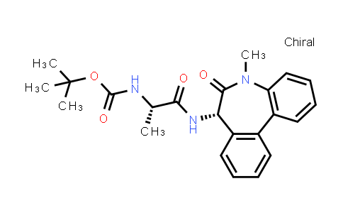 CAS No. 209984-33-8, tert-Butyl ((S)-1-(((S)-5-methyl-6-oxo-6,7-dihydro-5H-dibenzo[b,d]azepin-7-yl)amino)-1-oxopropan-2-yl)carbamate