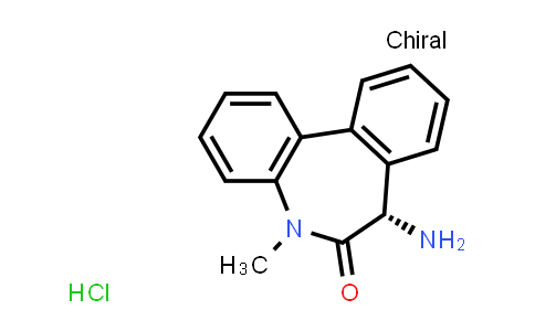 CAS No. 209984-55-4, (S)-7-Amino-5-methyl-5H-dibenzo[b,d]azepin-6(7H)-one hydrochloride