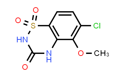 CAS No. 2100839-44-7, 6-Chloro-5-methoxy-2H-benzo[e][1,2,4]thiadiazin-3(4H)-one 1,1-dioxide