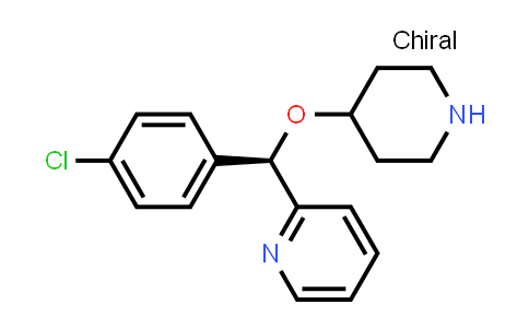 CAS No. 210095-55-9, (R)-2-((4-Chlorophenyl)(piperidin-4-yloxy)methyl)pyridine