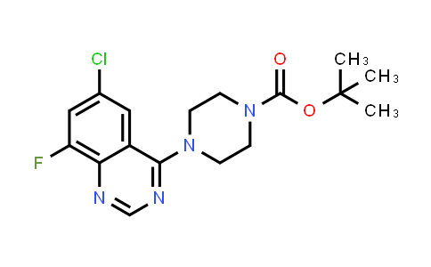 MC539697 | 2101287-23-2 | tert-Butyl 4-(6-chloro-8-fluoroquinazolin-4-yl)piperazine-1-carboxylate