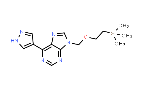 CAS No. 2101302-21-8, 6-(1H-Pyrazol-4-yl)-9-((2-(trimethylsilyl)ethoxy)methyl)-9H-purine