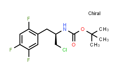 DY539699 | 2101321-86-0 | tert-Butyl (R)-(1-chloro-3-(2,4,5-trifluorophenyl)propan-2-yl)carbamate