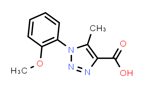 CAS No. 210159-13-0, 1-(2-Methoxy-phenyl)-5-methyl-1H-[1,2,3]triazole-4-carboxylic acid