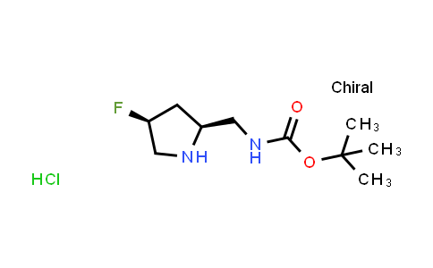 CAS No. 2101775-09-9, tert-Butyl N-{[(2S,4S)-4-fluoropyrrolidin-2-yl]methyl}carbamate hydrochloride
