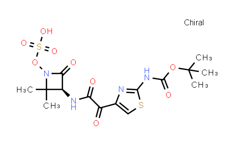 CAS No. 2101856-15-7, (S)-3-(2-(2-((tert-Butoxycarbonyl)amino)thiazol-4-yl)-2-oxoacetamido)-2,2-dimethyl-4-oxoazetidin-1-yl hydrogen sulfate