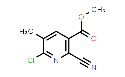CAS No. 2102324-63-8, Methyl 6-chloro-2-cyano-5-methylnicotinate