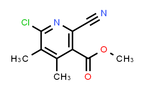 CAS No. 2102324-67-2, Methyl 6-chloro-2-cyano-4,5-dimethylnicotinate
