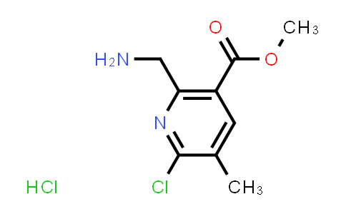 CAS No. 2102324-75-2, Methyl 2-(aminomethyl)-6-chloro-5-methylnicotinate hydrochloride