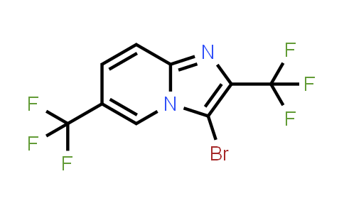 CAS No. 2102410-50-2, 3-bromo-2,6-bis(trifluoromethyl)imidazo[1,2-a]pyridine