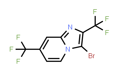 CAS No. 2102411-79-8, 3-bromo-2,7-bis(trifluoromethyl)imidazo[1,2-a]pyridine