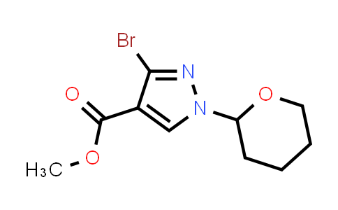 CAS No. 2102411-98-1, Methyl 3-bromo-1-(oxan-2-yl)-1H-pyrazole-4-carboxylate