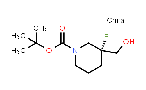 CAS No. 2102412-17-7, tert-Butyl (3R)-3-fluoro-3-(hydroxymethyl)piperidine-1-carboxylate
