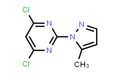 CAS No. 2102412-65-5, 4,6-Dichloro-2-(5-methyl-1H-pyrazol-1-yl)pyrimidine