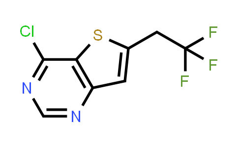 CAS No. 2102553-51-3, 4-Chloro-6-(2,2,2-trifluoroethyl)thieno[3,2-d]pyrimidine