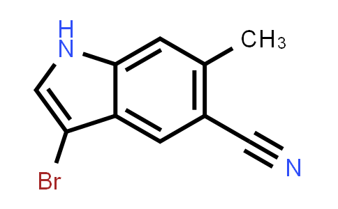 CAS No. 2102934-04-1, 3-Bromo-6-methyl-1H-indole-5-carbonitrile