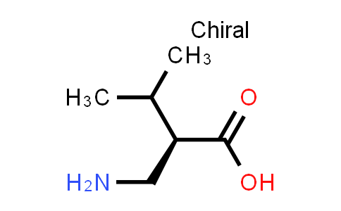 CAS No. 210345-86-1, (R)-2-(Aminomethyl)-3-methylbutanoic acid