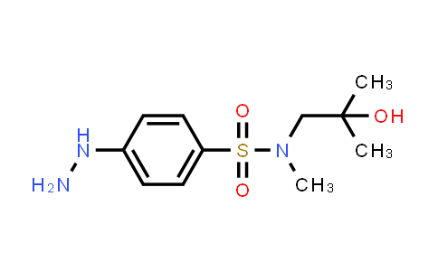 CAS No. 2104080-46-6, 4-Hydrazinyl-N-(2-hydroxy-2-methylpropyl)-N-methylbenzenesulfonamide