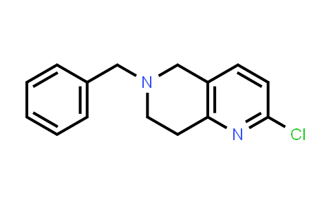 CAS No. 210539-04-1, 6-Benzyl-2-chloro-5,6,7,8-tetrahydro-1,6-naphthyridine