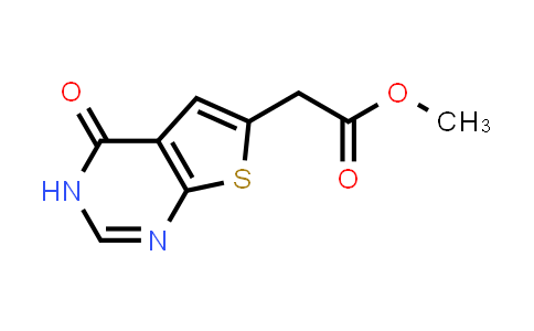 CAS No. 2107651-34-1, Methyl 2-(4-oxo-3,4-dihydrothieno[2,3-d]pyrimidin-6-yl)acetate
