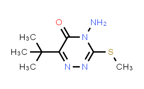 CAS No. 21087-64-9, 4-Amino-6-tert-butyl-3-methylsulfanyl-4H-[1,2,4]triazin-5-one