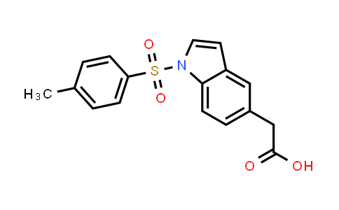 CAS No. 2108834-38-2, 2-(1-Tosyl-1H-indol-5-yl)acetic acid