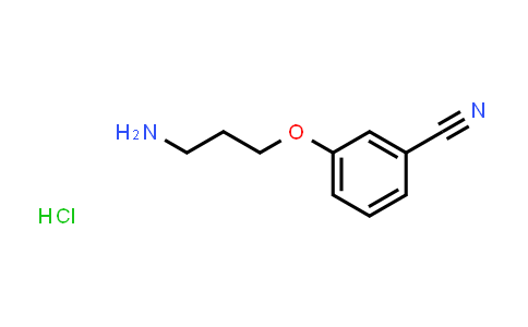 CAS No. 210963-17-0, 3-(3-Aminopropoxy)benzonitrile hydrochloride