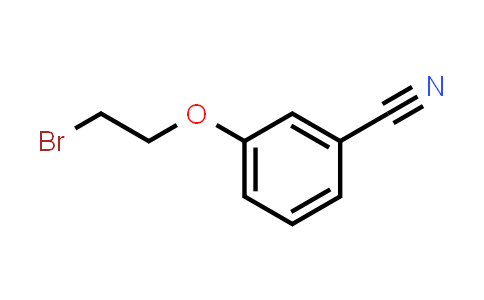CAS No. 210963-61-4, 3-(2-Bromoethoxy)benzonitrile