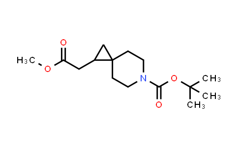 CAS No. 2110684-73-4, tert-Butyl 1-(2-methoxy-2-oxoethyl)-6-azaspiro[2.5]octane-6-carboxylate