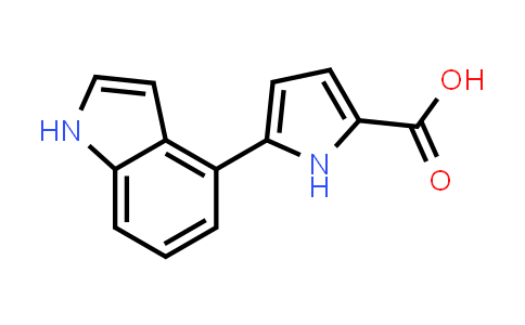 CAS No. 2111055-45-7, 5-(1H-Indol-4-yl)-1H-pyrrole-2-carboxylic acid