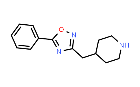 CAS No. 2111334-17-7, 5-Phenyl-3-(piperidin-4-ylmethyl)-1,2,4-oxadiazole