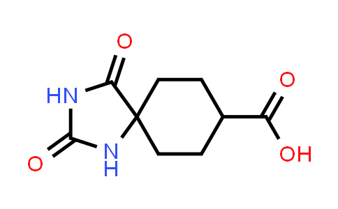 CAS No. 21129-82-8, 2,4-Dioxo-1,3-diazaspiro[4.5]decane-8-carboxylic acid