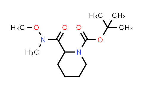 CAS No. 211310-10-0, tert-Butyl 2-(methoxy(methyl)carbamoyl)piperidine-1-carboxylate