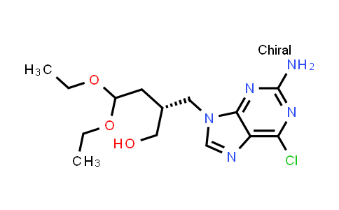 CAS No. 211374-33-3, (R)-2-((2-Amino-6-chloro-9H-purin-9-yl)methyl)-4,4-diethoxybutan-1-ol