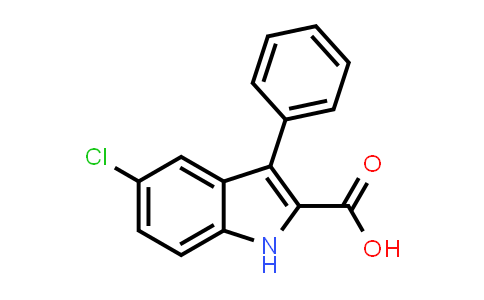 CAS No. 21139-31-1, 5-Chloro-3-phenyl-1H-indole-2-carboxylic acid