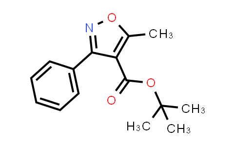 CAS No. 211429-79-7, tert-Butyl 5-methyl-3-phenylisoxazole-4-carboxylate